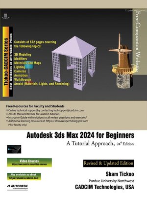 cover image of Autodesk 3ds Max 2024 for Beginners